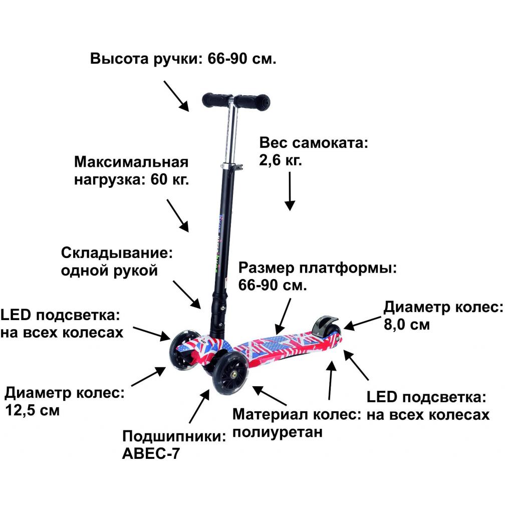 Самокат Bugs Hyper 2 Colorful english (6905614650242) - зображення 2