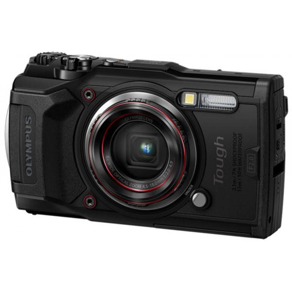 Цифровий фотоапарат Olympus TG-6 Black (Waterproof - 15m; GPS; 4K; Wi-Fi) (V104210BE000) - зображення 1