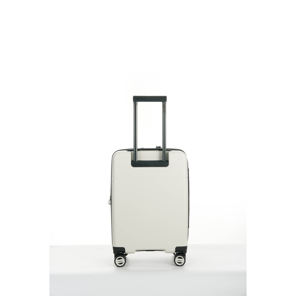 Валіза Bagland маленька 40 л біла (1140721769) - зображення 4