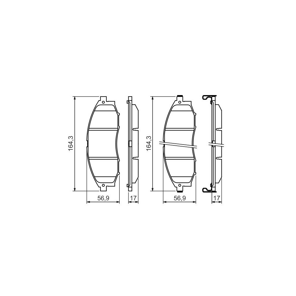 Гальмівні колодки Bosch 0 986 494 152 - зображення 6