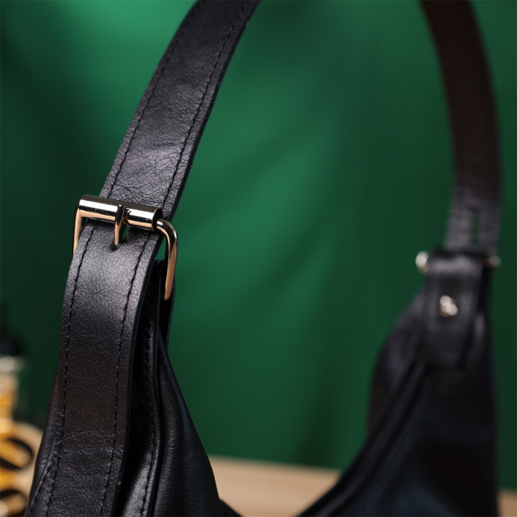 Сумка Shvigel З натуральної шкіри Чорна (22834) - зображення 11