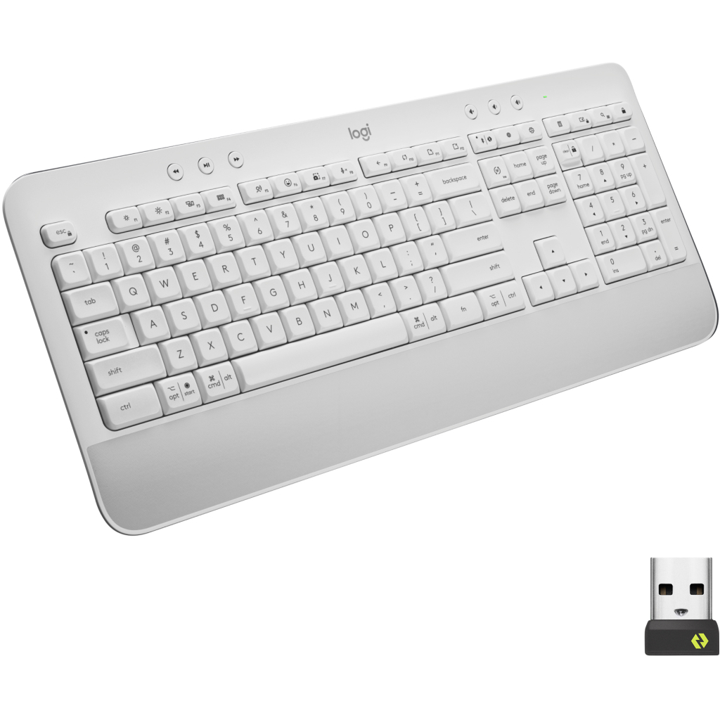 Клавіатура Logitech Signature K650 USB/Bluetooth UA Off-White (920-010977) - зображення 1