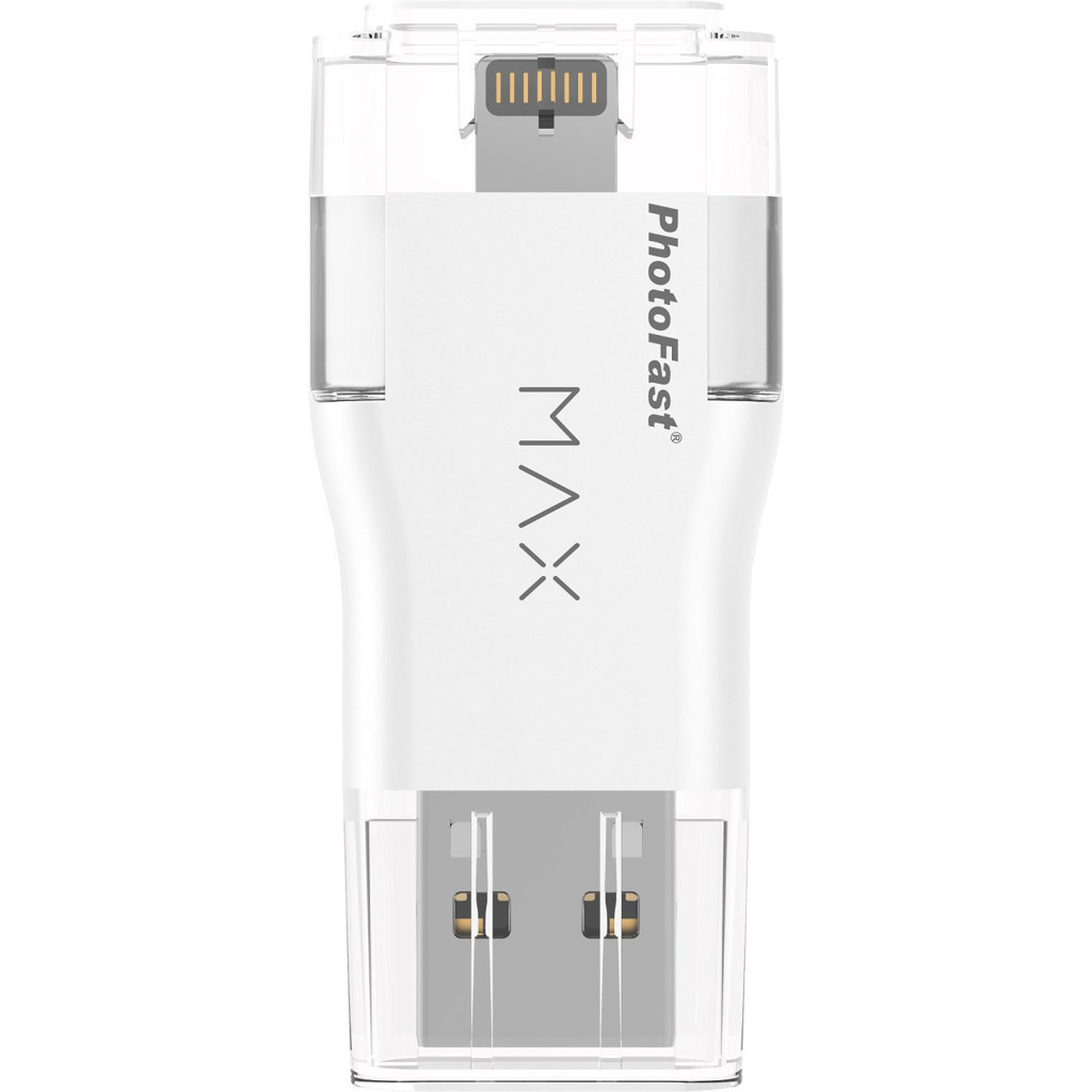 USB флеш накопичувач PhotoFast 128GB i-Flashdrive Max Gen2 U3 White USB 3.0 - Lightning (IFDMAXG2128GB) - зображення 2