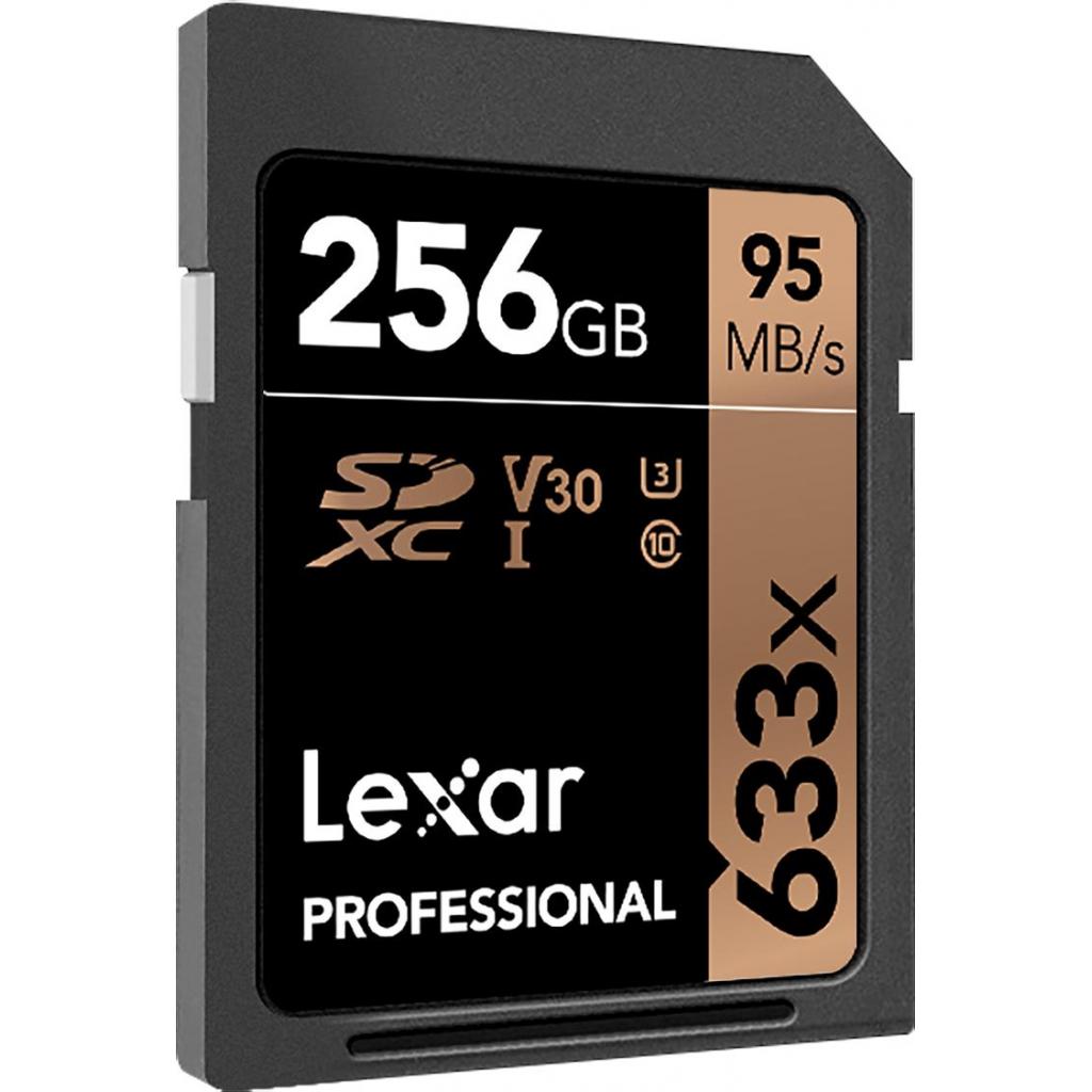 Карта пам'яті Lexar 256GB SDXC class 10 UHS-I U3 V30 633x Professional (LSD256CB633) - зображення 2