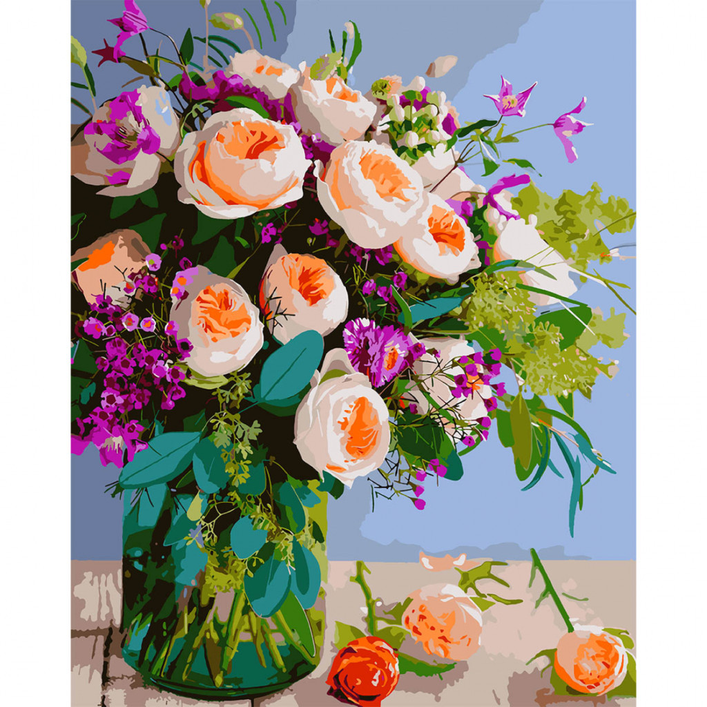 Картина по номерам Santi Чарівний букет 40*50 (954830) - зображення 1