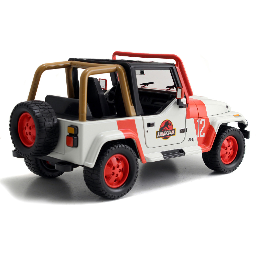 Машина Jada металева Парк Юрського періоду Джип Вранглер 1992 1:24 (253253005) - зображення 5