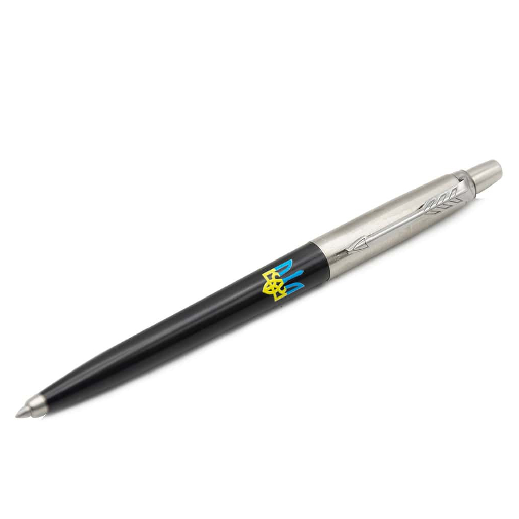 Ручка кулькова Parker JOTTER 17 Originals UKRAINE Black CT BP Тризуб син-жовтий (15632_T0016u) - зображення 2