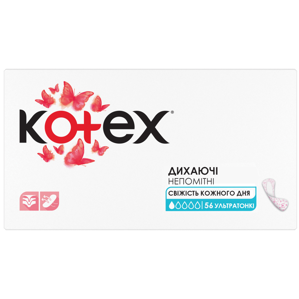 Щоденні прокладки Kotex Ultraslim 56 шт. (5029053548302/5029053548074) - зображення 1