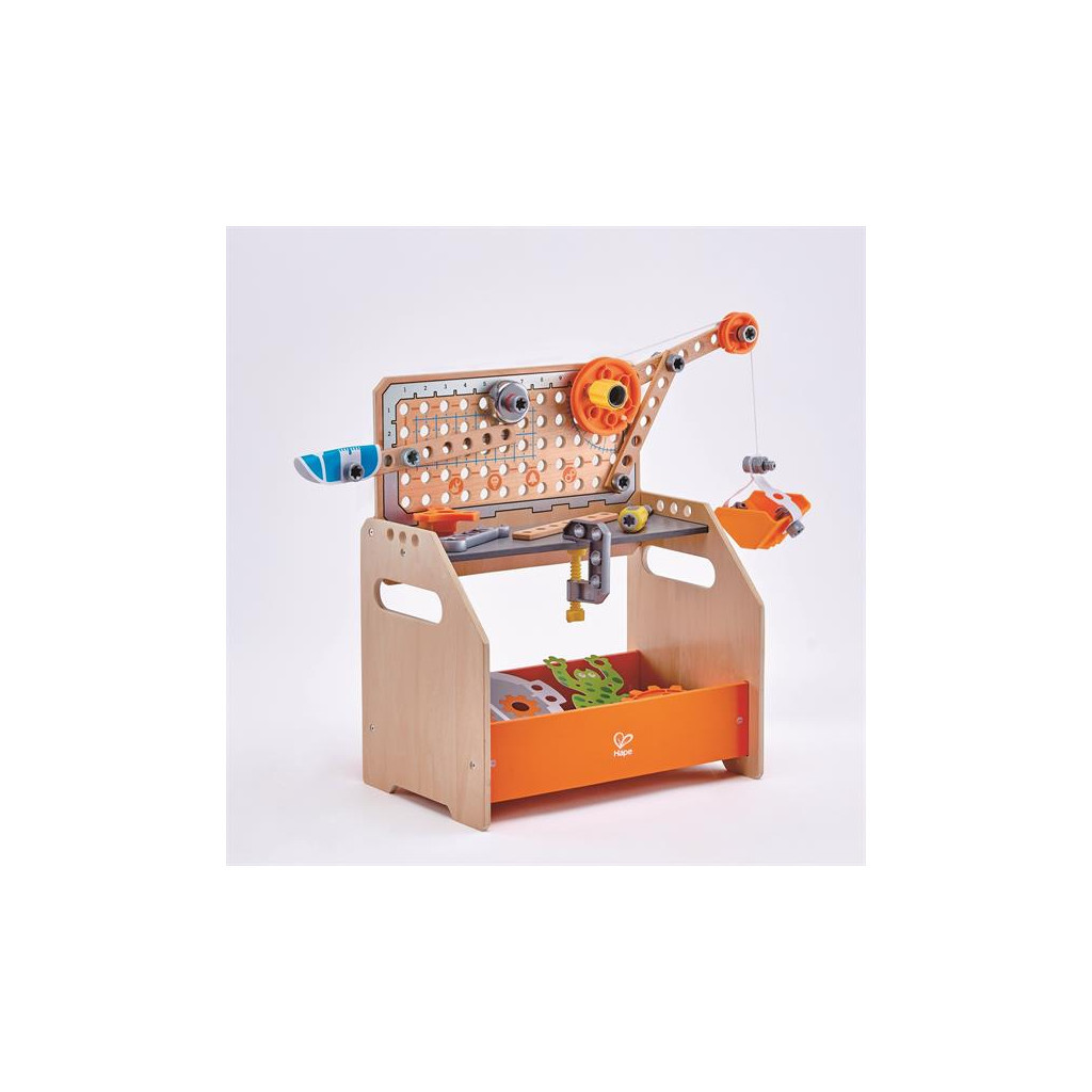 Конструктор Hape Junior Inventor Науковий верстак настільний 58 деталей (E3028) - зображення 4