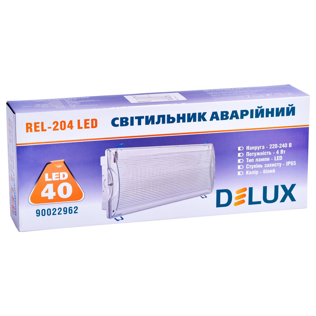 Світильник Delux REL-204 (3.7V2,2Ah) 40 LED 4W (90022962) - изображение 3