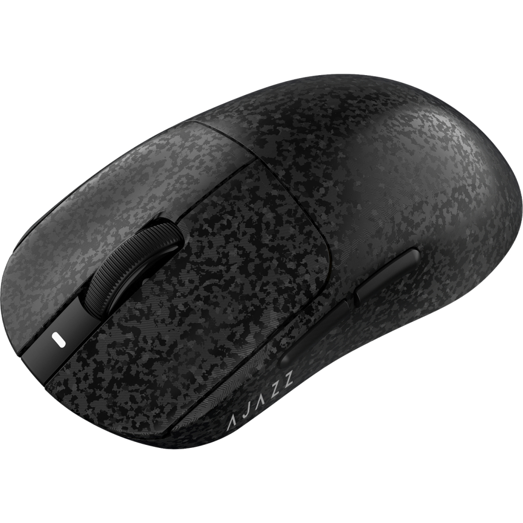 Мишка Ajazz AJ199 MAX Carbon fiber Wireless/Bluetooth/USB Black (AJ199-MAX-B) - зображення 4