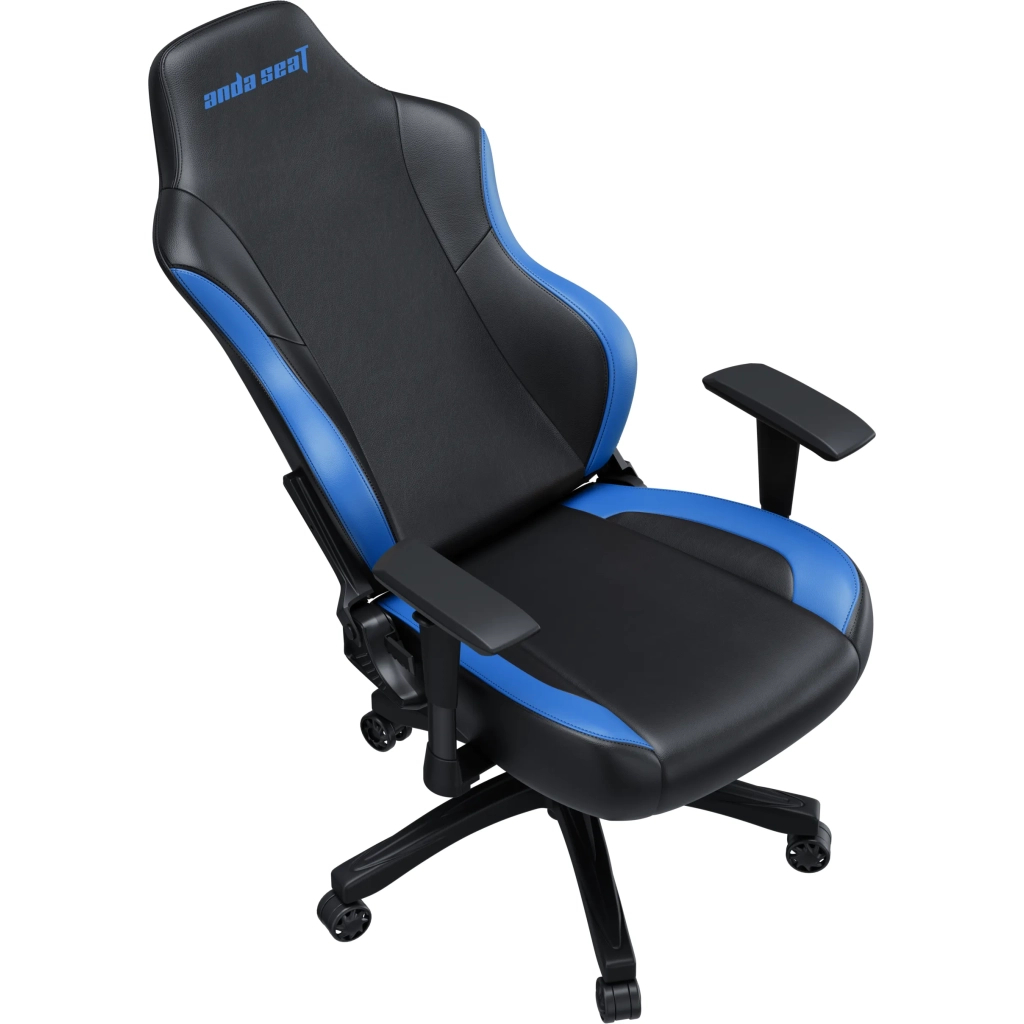 Крісло ігрове Anda Seat Luna Color PVC Size L Black/Blue (AD18-48-BS-PV) - зображення 7