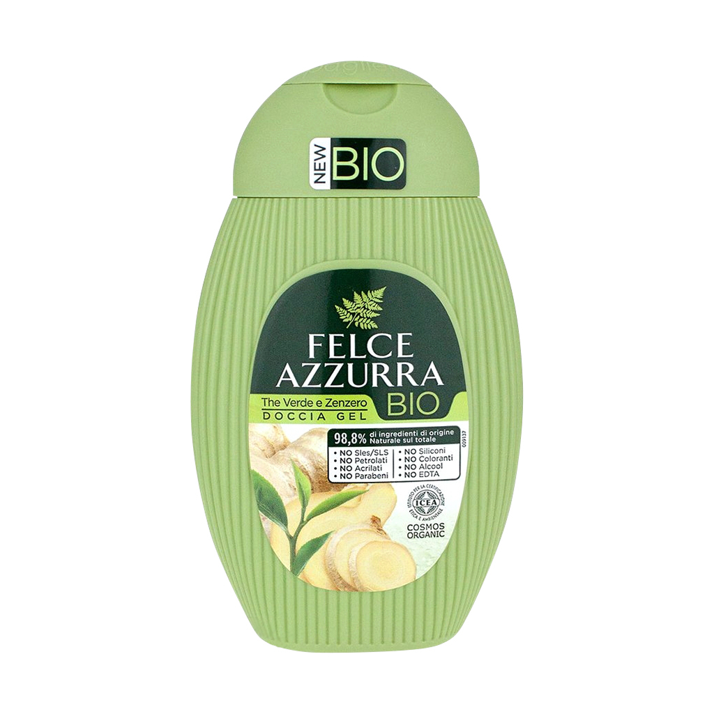 Гель для душу Felce Azzurra BIO Зелений чай та Імбир 250 мл (8001280027284) - зображення 1