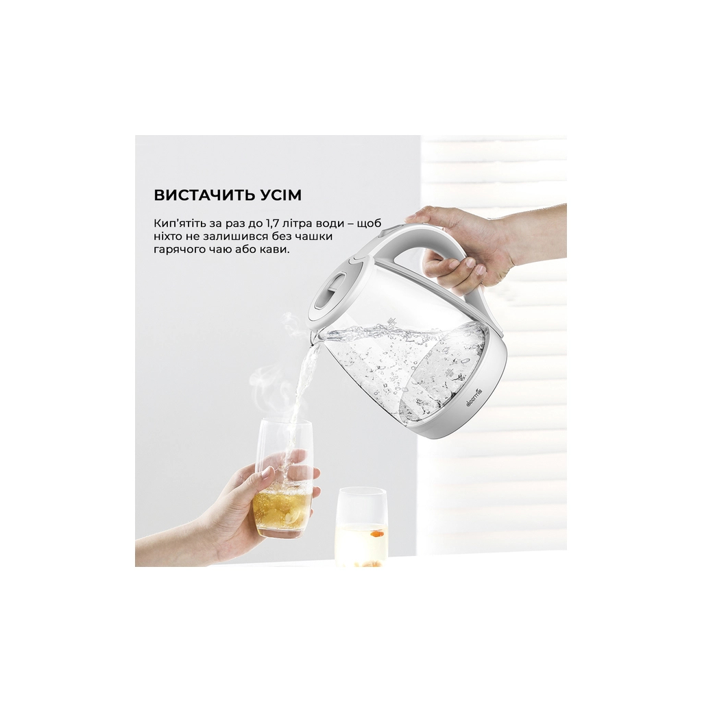 Електрочайник Deerma DEM-SH30W - зображення 6