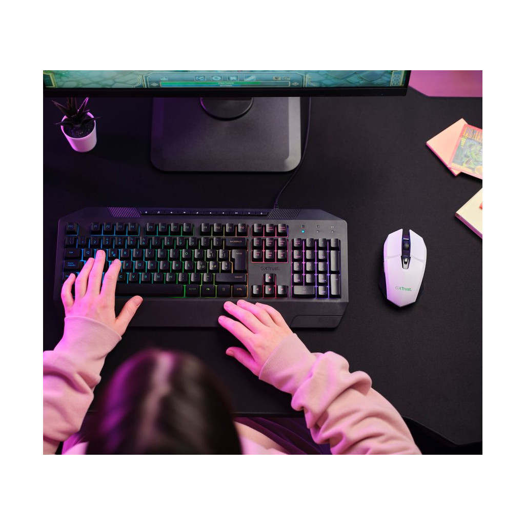 Мишка Trust GXT 110 Felox RGB Wireless White (25069) - зображення 7