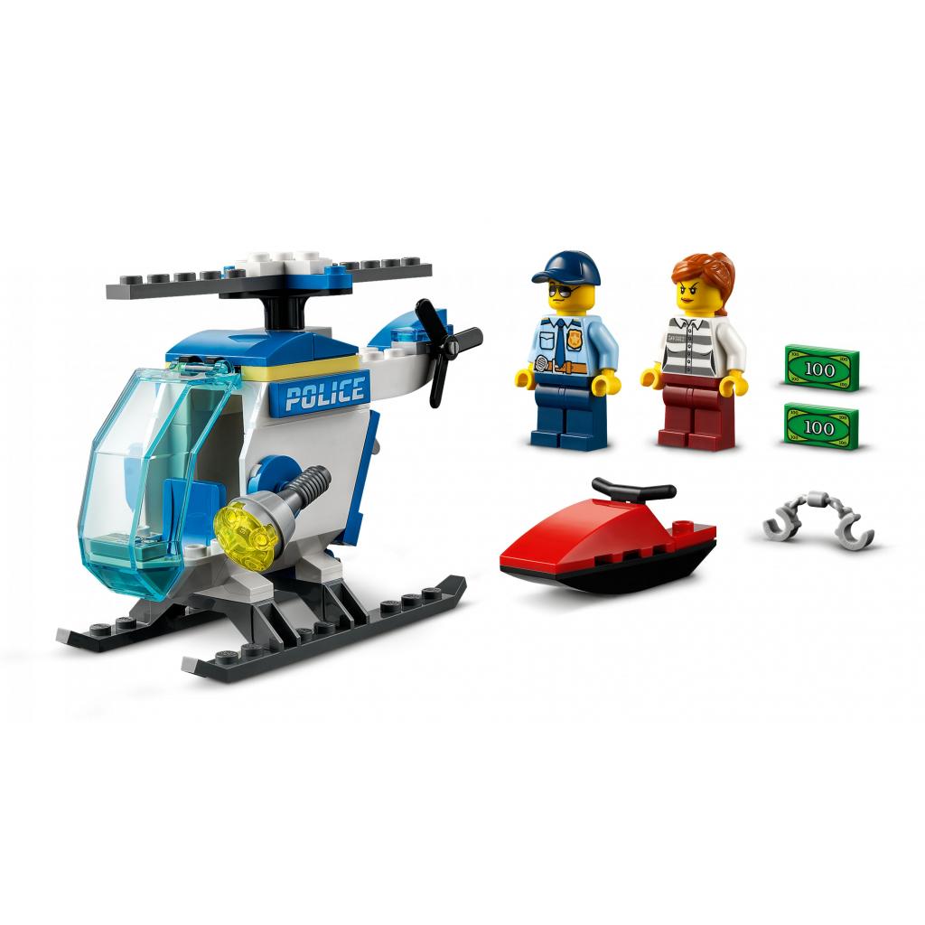 Конструктор LEGO City Police Поліцейський вертоліт 51 деталь (60275) - зображення 4