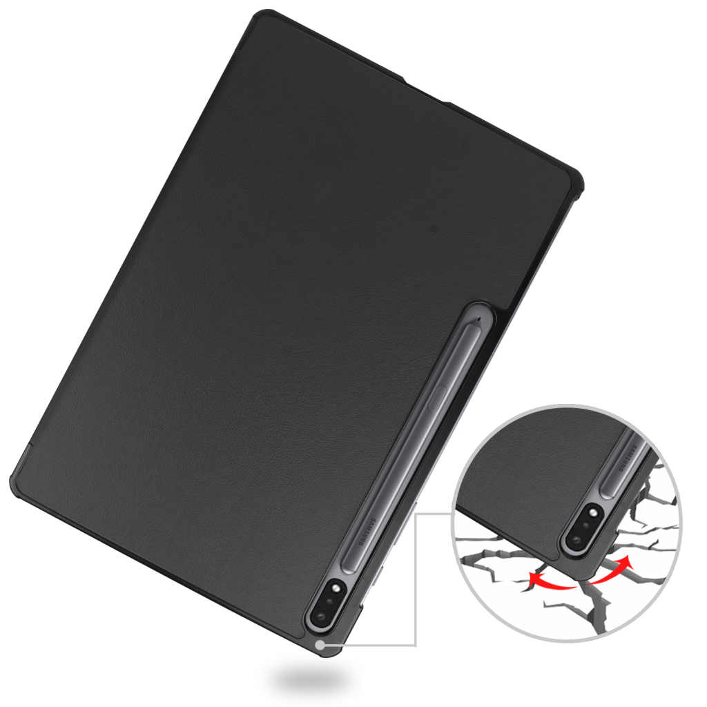 Чохол до планшета BeCover Smart Case Samsung Tab S9 Plus (SM-X810/SM-X816)/S9 FE Plus (SM-X610/SM-X616) 12.4" Black (709895) - изображение 5