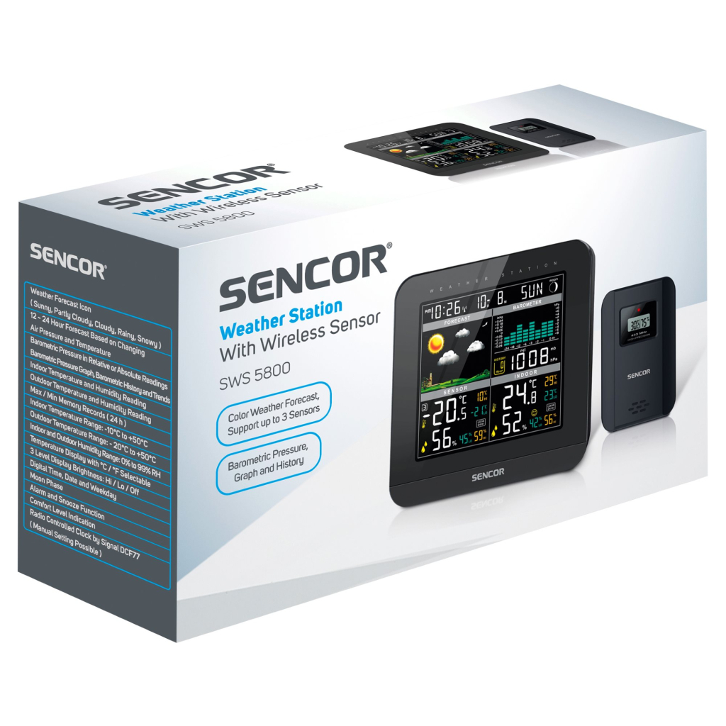 Метеостанція Sencor SWS5800 - зображення 8
