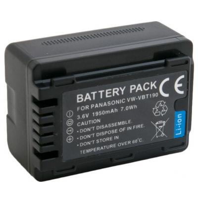 Акумулятор до фото/відео Extradigital Panasonic VW-VBT190, 1950 mAh (BDP2691) - зображення 1