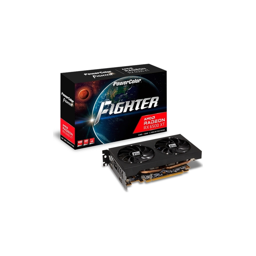 Відеокарта PowerColor Radeon RX 6500 XT 4Gb Fighter (AXRX 6500 XT 4GBD6-DH/OC) - зображення 6