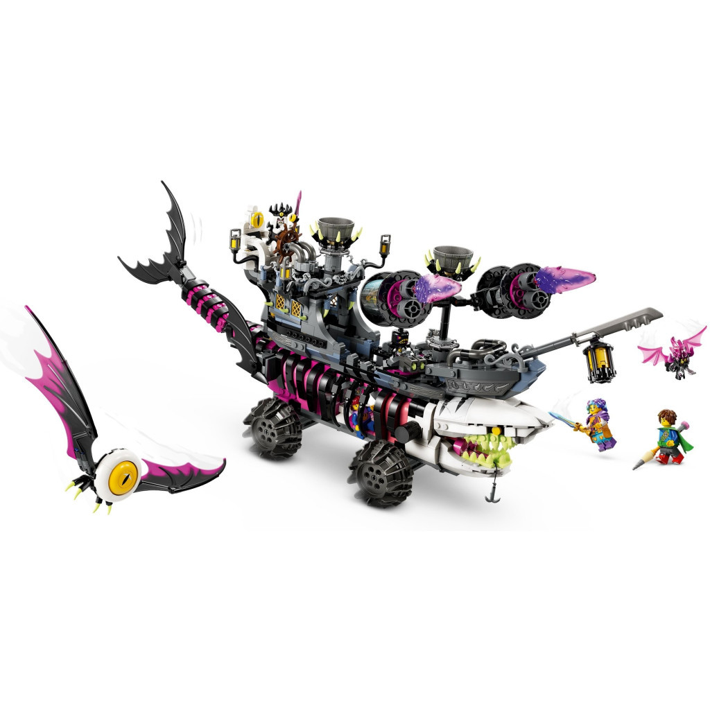 Конструктор LEGO DREAMZzz Страхітливий корабель Акула 1389 деталей (71469) - зображення 4