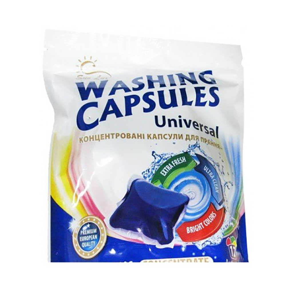 Капсули для прання Sun Lux Universal 3 шт. (4820194880143) - зображення 1