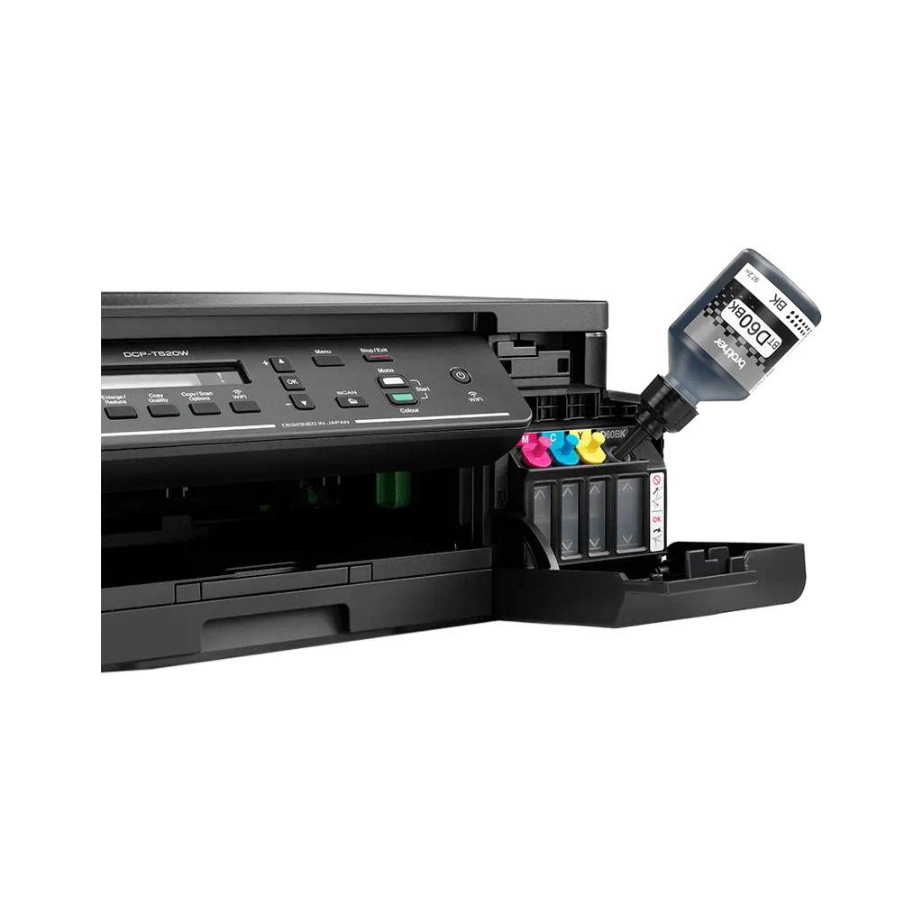 Багатофункціональний пристрій Brother DCP-T520W з Wi-Fi (DCPT520WR1) - зображення 3