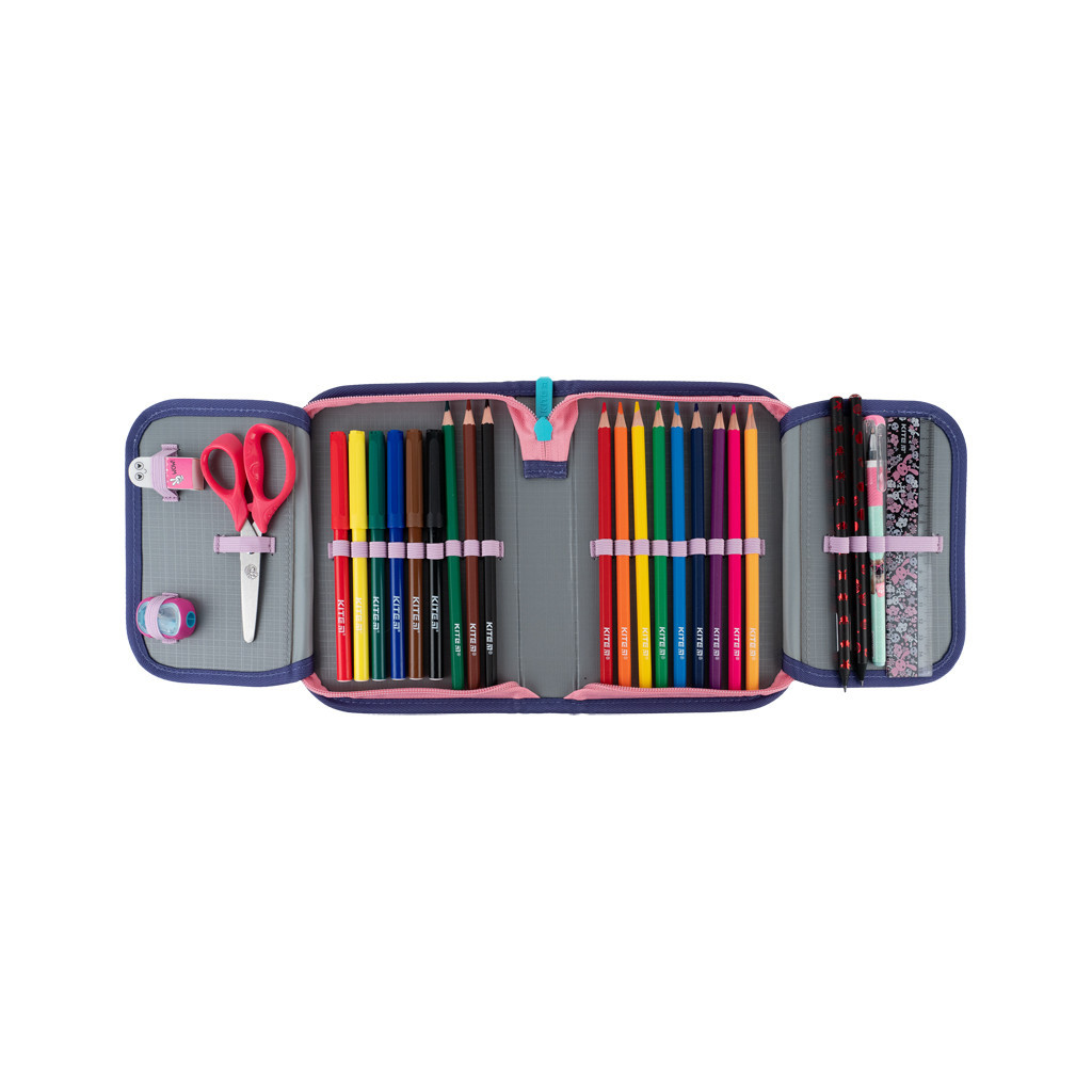 Пенал Kite Pixel Love з наповненням (K24-622H-5) - зображення 6