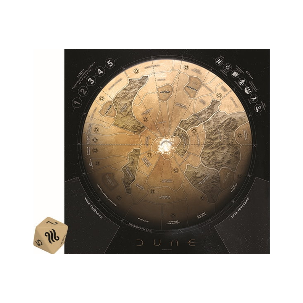 Настільна гра Games 7 Days Дюна: Гра про війну та дипломатію (Dune: A Game of Conquest and Diplomacy) (укр.) (DUNE05-UA) - зображення 8