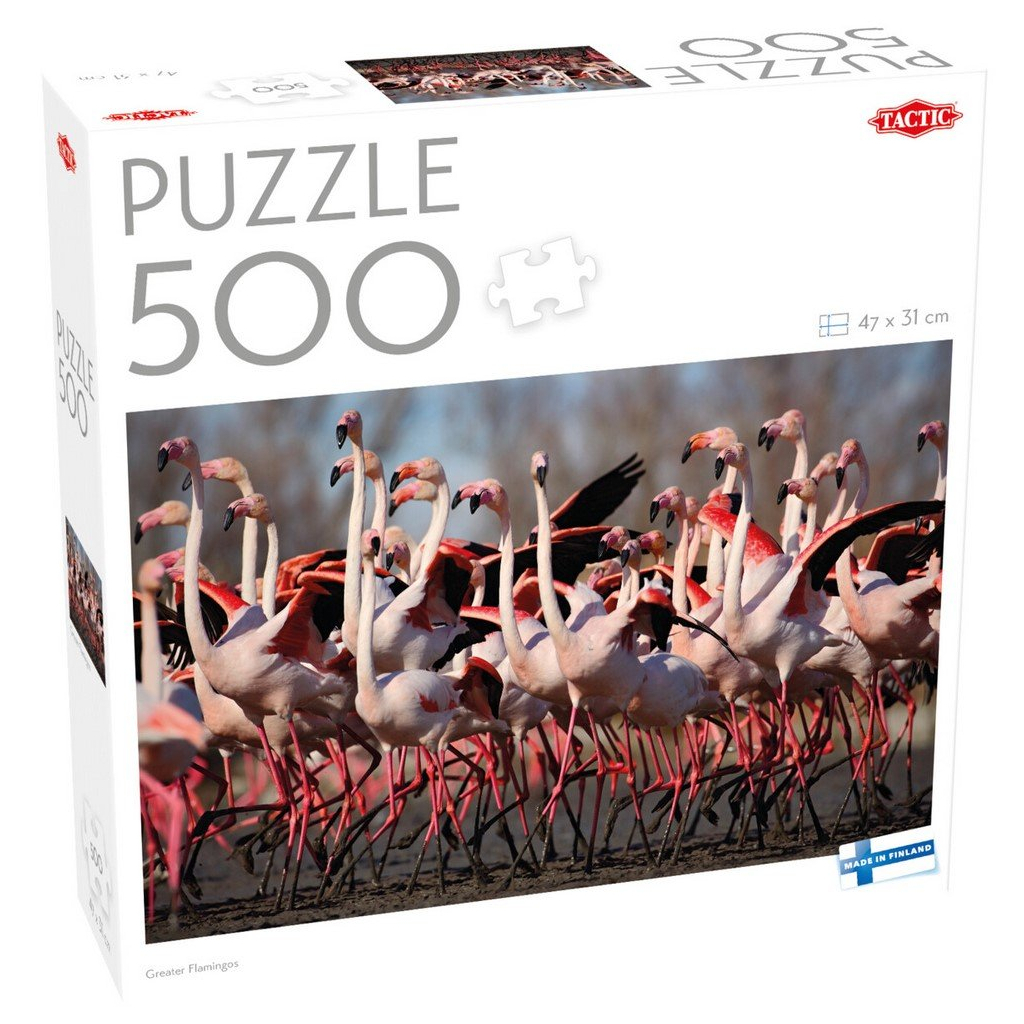 Пазл Tactic Великі фламінго, 500 елементів (59215) - зображення 1