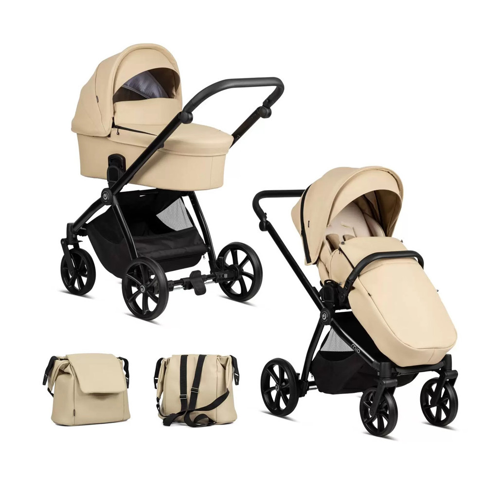 Коляска TUTIS 2 в 1 Mio Leather Beige (1232180) - зображення 1
