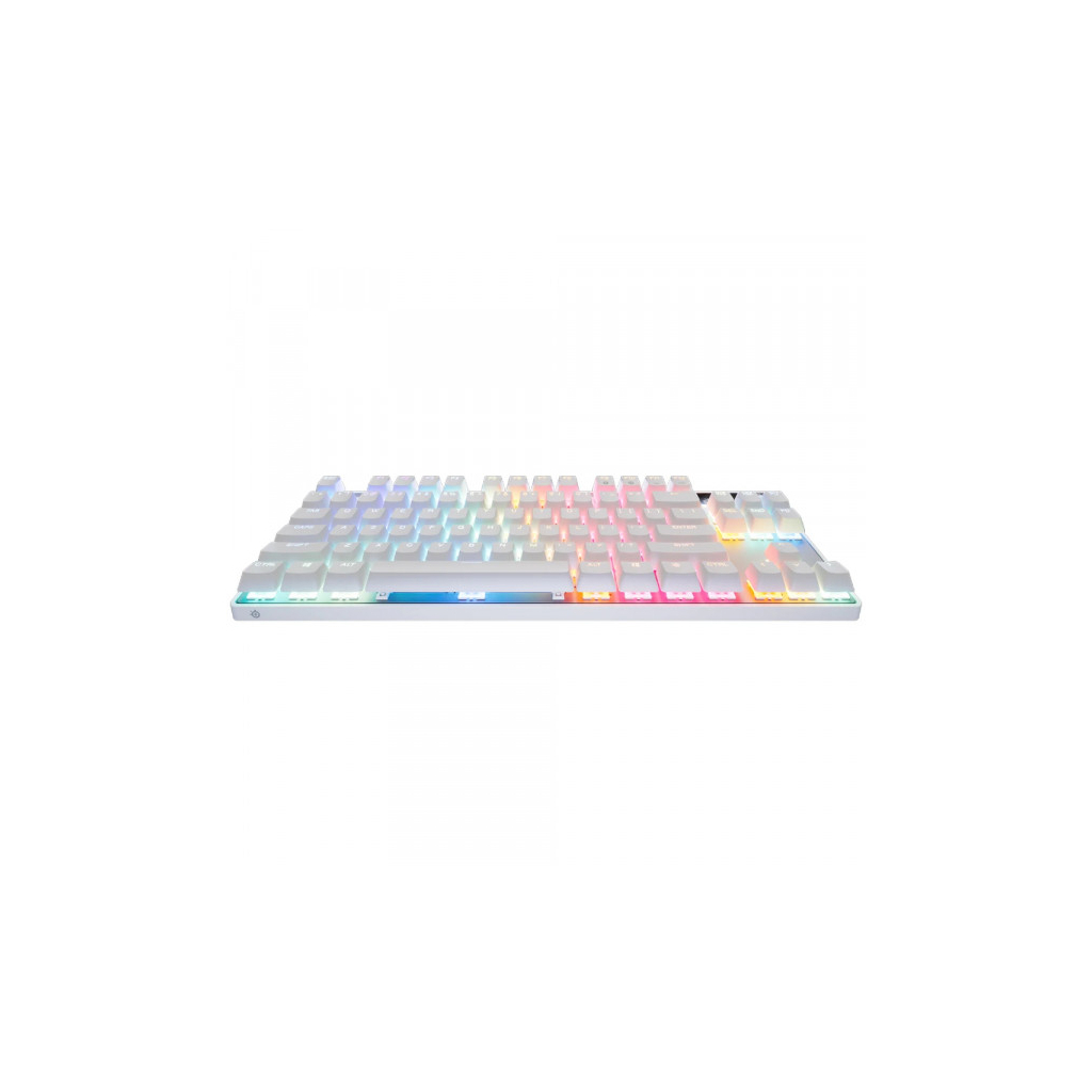 Клавіатура SteelSeries Apex Pro TKL Gen 3 HyperMagnetic OmniPoint 3.0 OLED USB UA White (64898) - зображення 4