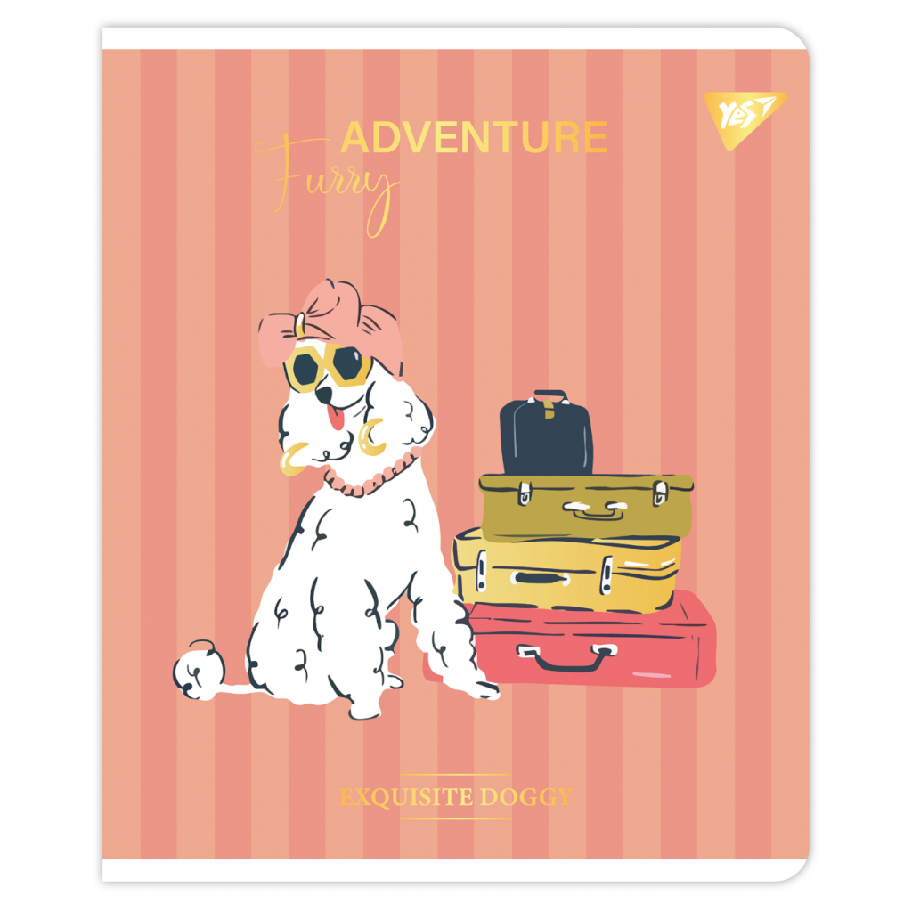 Зошит Yes Exquisite doggy А5 48 аркушів клітинка (767548) - зображення 3