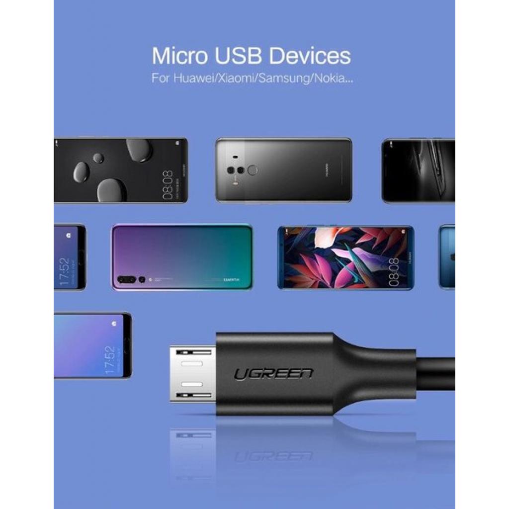Дата кабель USB 2.0 AM to Micro 5P 2.0m US289 Black Ugreen (60138) - изображение 5