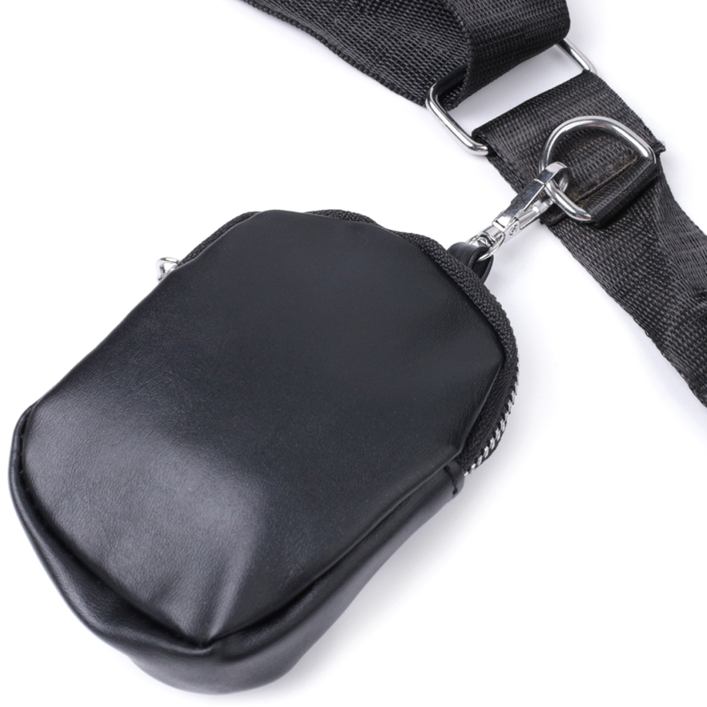 Сумка Vintage З монетницею з екошкіри Чорна (22796) - зображення 5