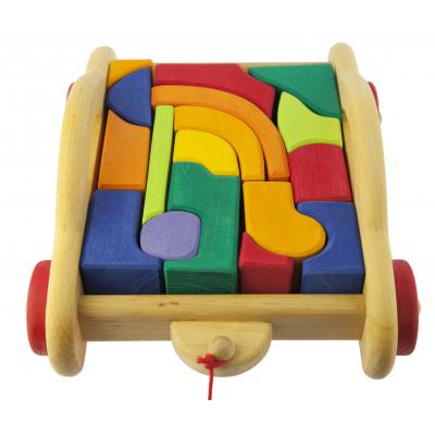Конструктор Nic дерев'яний Візок 17 ел. (NIC523315) - зображення 3