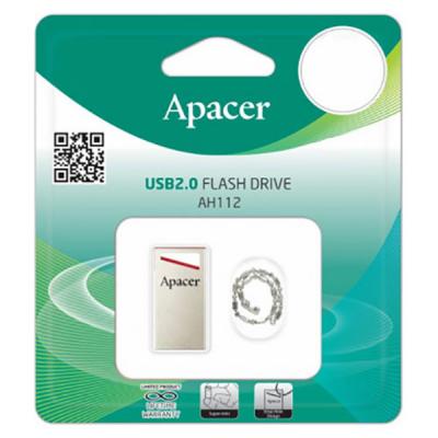 USB флеш накопичувач Apacer 4GB AH112 USB 2.0 (AP4GAH112R-1) - зображення 5