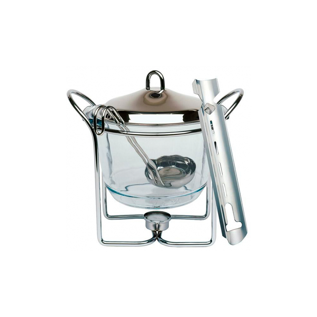 Мармит APS прямокутний з круглою скляною ємністю 4 л (65067) - зображення 1