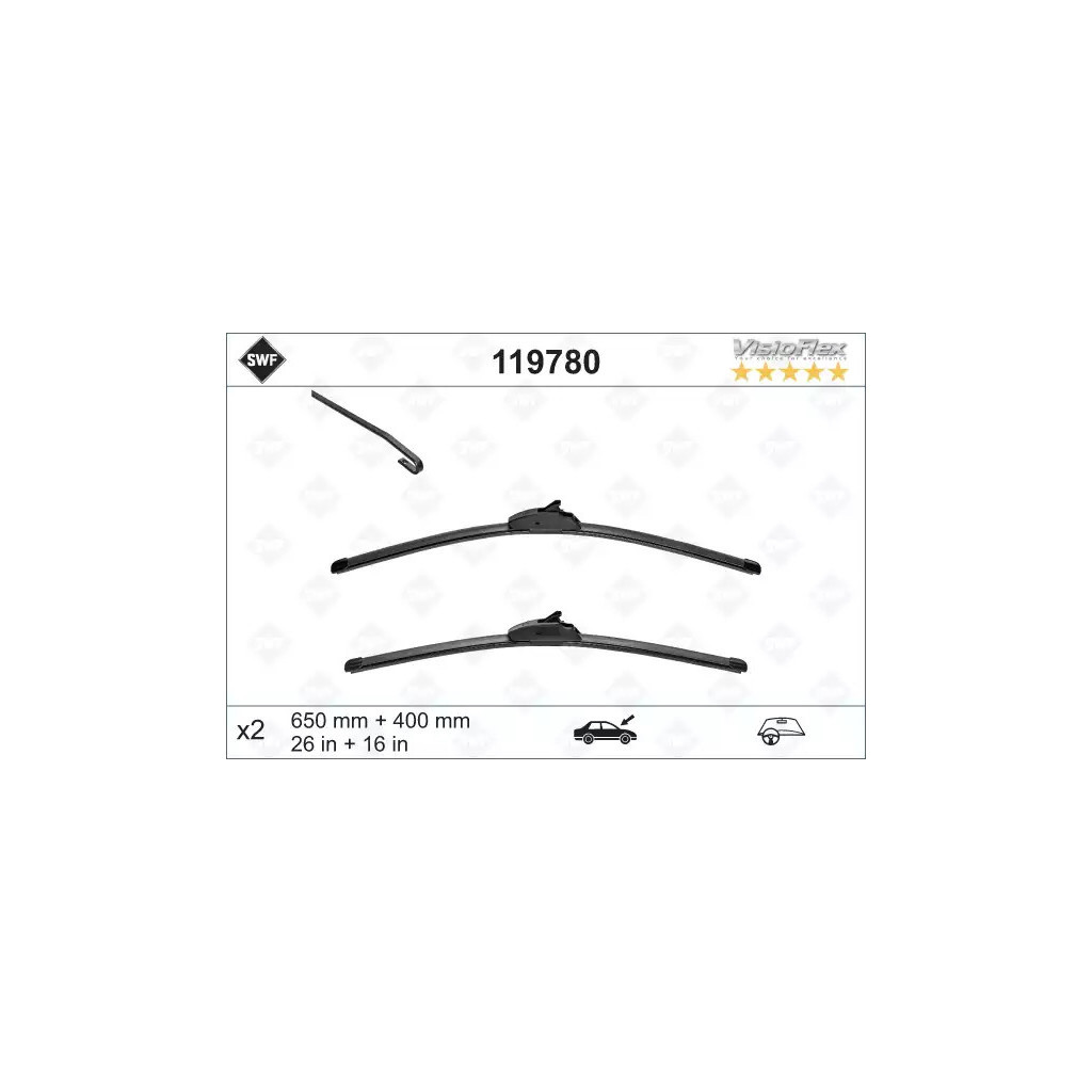 Щітка склоочисника SWF 119780 - зображення 1