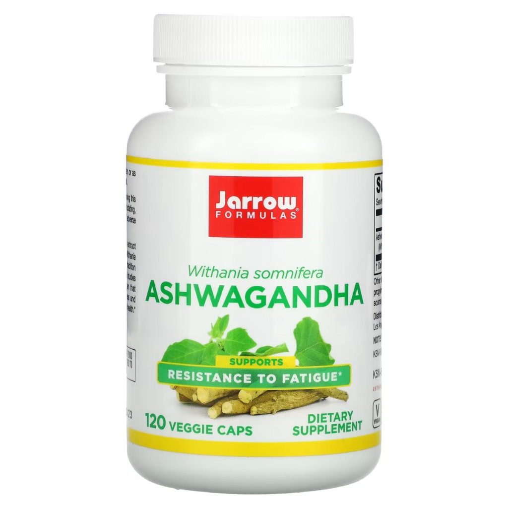 Вітамінно-мінеральний комплекс Jarrow Formulas Ашваганда, Ashwagandha, 120 вегетаріанських капсул (JRW-22014) - зображення 1