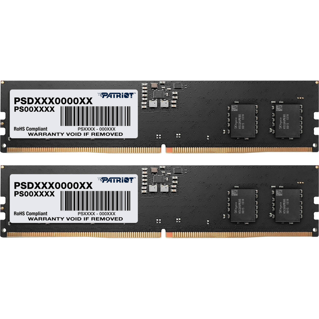 Модуль пам'яті для комп'ютера DDR5 32GB (2x16GB) 5600 MHz Signature Line Patriot (PSD532G5600K) - зображення 1
