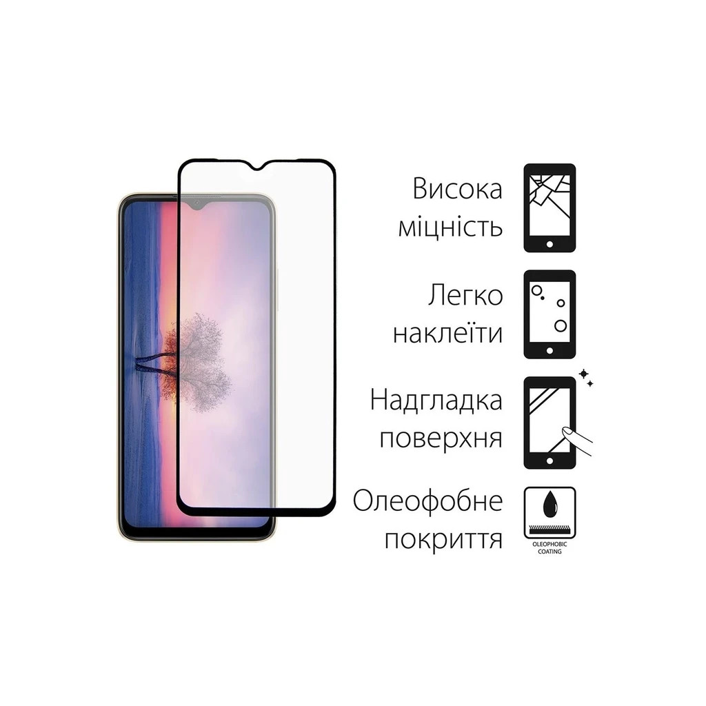 Чохол до мобільного телефона Dengos Kit for OPPO A17 case + glass (Blue) (DG-KM-01) - зображення 3