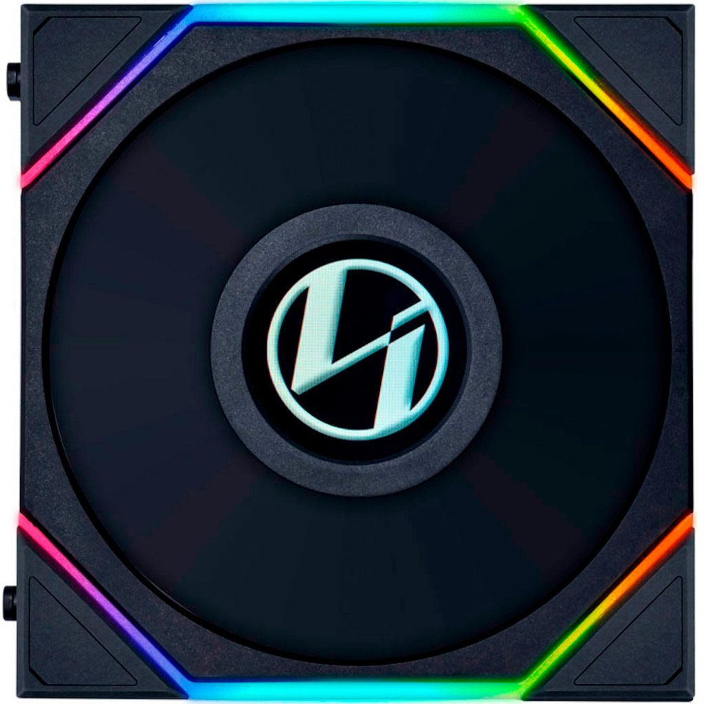 Кулер до корпусу Lian Li TL LCD 120-3, Black Cooler (G99.12TLLCD3B.00) - зображення 4