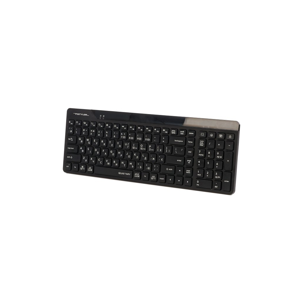 Клавіатура A4Tech FBK23 AS Wireless/Bluetooth Black (4711421001168) - зображення 2