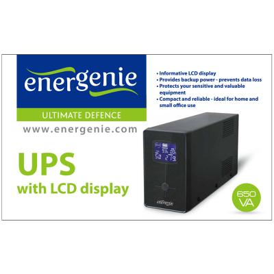 Пристрій безперебійного живлення EnerGenie EG-UPS-031 650VA LCD (EG-UPS-031) - зображення 2