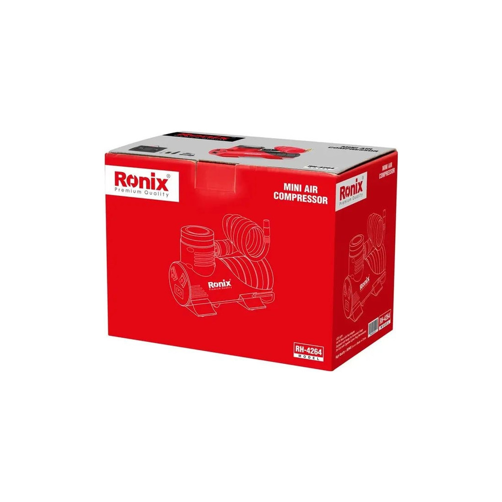 Автомобільний компресор Ronix 12В, 100 PSI, 7 бар (RH-4264) - зображення 11