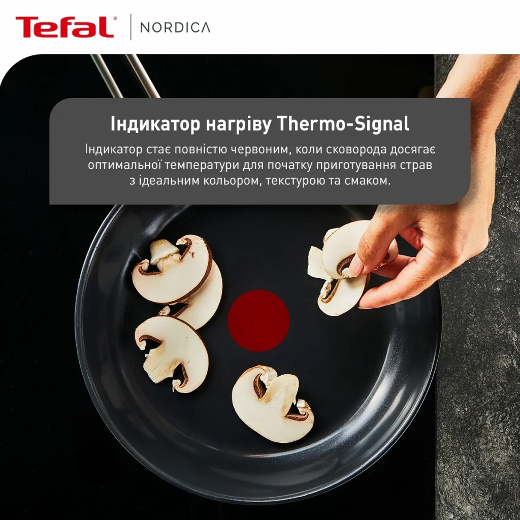 Сковорода Tefal Nordica, 20см, нержавіюча сталь (H8710255) - зображення 6