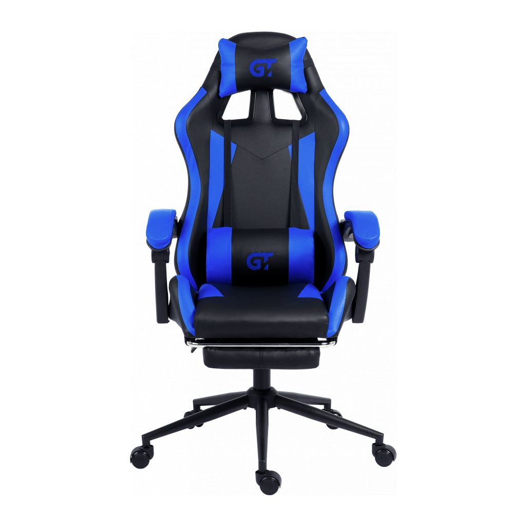 Крісло ігрове GT Racer X-2323 Black/Blue - зображення 2