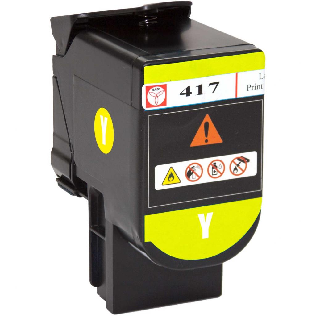 Тонер-картридж BASF Lexmark CS417dn 71B0H40 Yellow (BASF-KT-71B0H40) - зображення 3