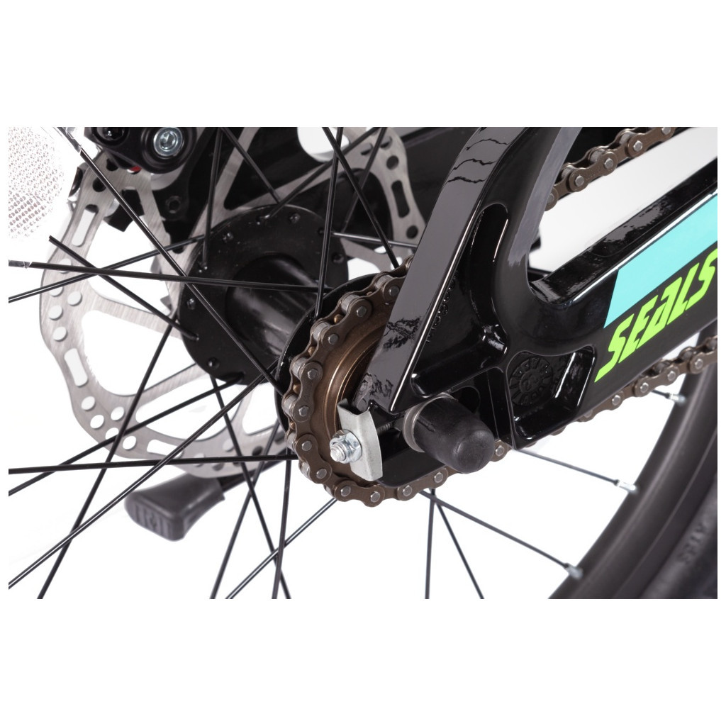 Велосипед Trinx Seals 1.0 20" Black-Yellow-Cyan (SEALS1.0BYC) - зображення 7